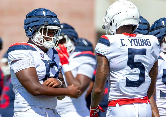 University of Arizona football practice, 2022