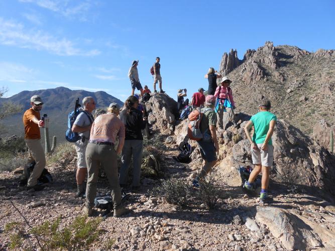 Ironwood Forest hikers