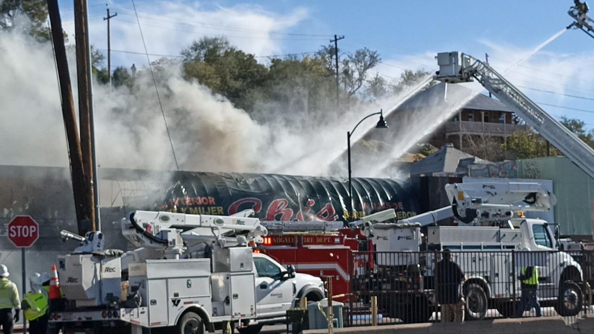 Incendio en Avenida Morley en Nogales