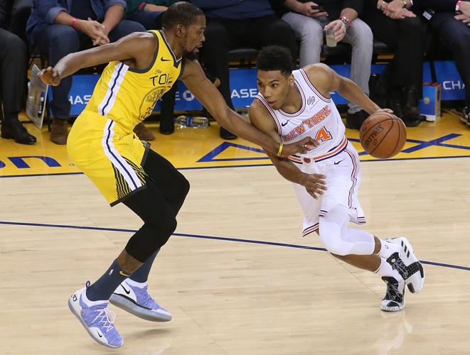 Allonzo Trier scores 11 points in Knicks 122-95 loss to Warriors (copy)