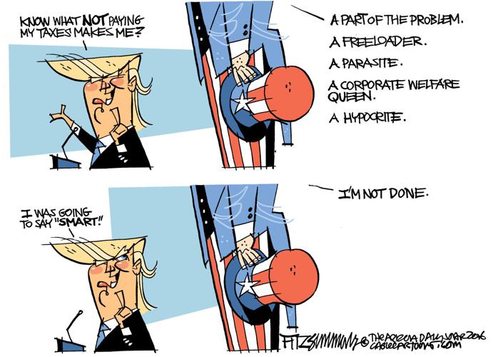 Daily Fitz Cartoon: Taxing