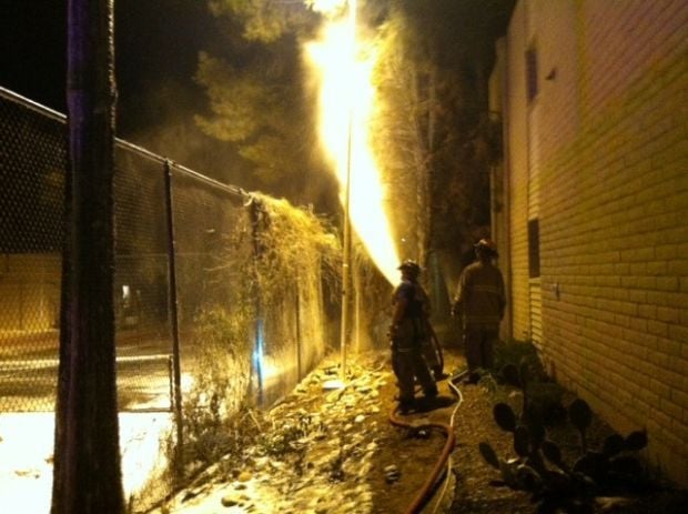 apartment fire