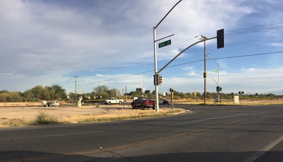 Fatal wreck at Bilby and Nogales Hwy.