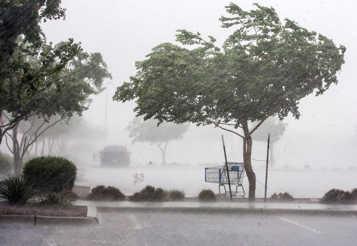 Monsoon storm in Tucson