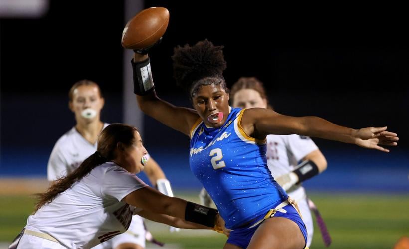Marana vs Desert Ridge, girls flag football