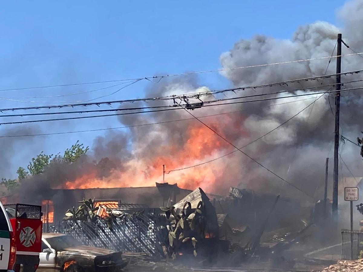 Saginaw Fire, Bisbee, 2022