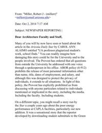 UA professor who plagiarized student gets tenure