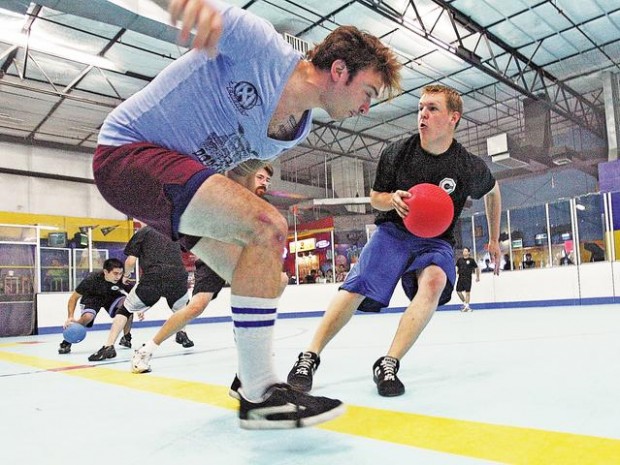 Cash offers new twist on childhood game of dodgeball