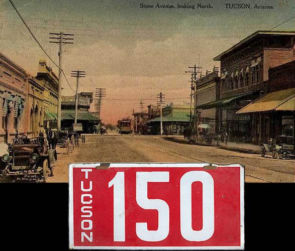 Porcelain license plate