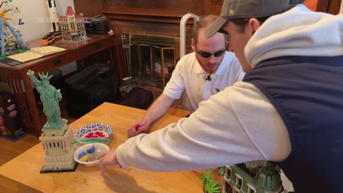 Blind Massachusetts man is making it possible for those who can't see to build hundreds of Lego sets