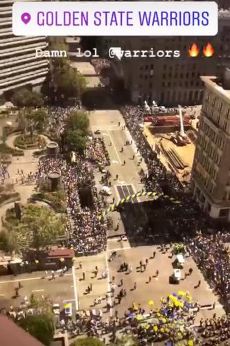 Rawle Alkins Warriors parade
