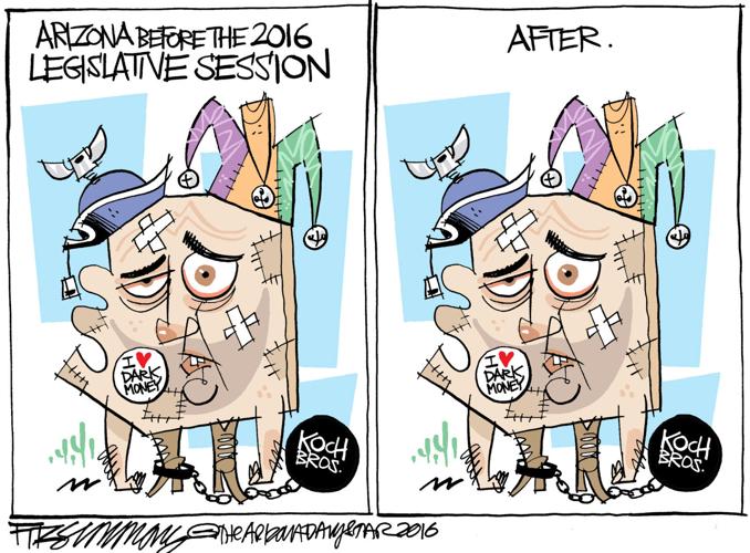 Daily Fitz Cartoon: Arizona