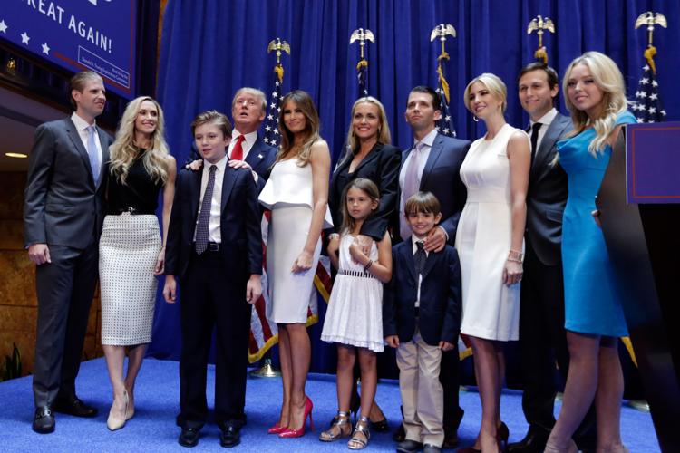 2015: Eric, Barron, Donald Jr., Ivanka and Tiffany Trump