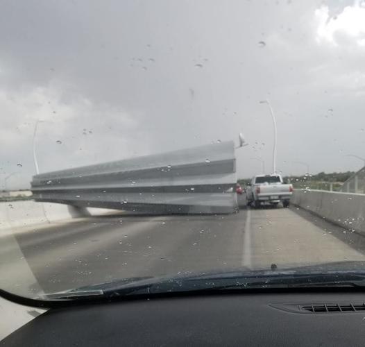 Display falls on 22nd and Kino overpass