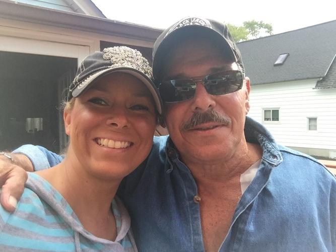 Sheila Rybar and her father, Thomas Cuccia