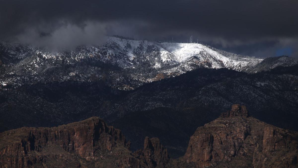 Photos Snow on Mt. Lemmon and the Catalina Mountains Photography