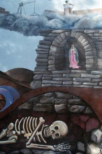 A gallery of Guadalupe murals