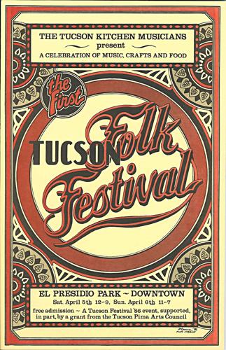 Tucson Folk Festival posters