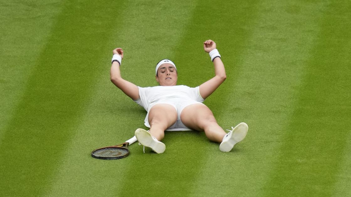 Ons Jabeur is in a second consecutive Wimbledon final. She plays Marketa Vondrousova for the title