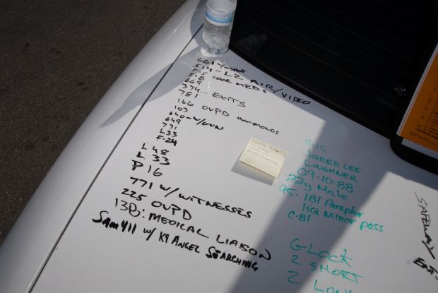 Case photos related to the Jan. 8, 2011, shooting