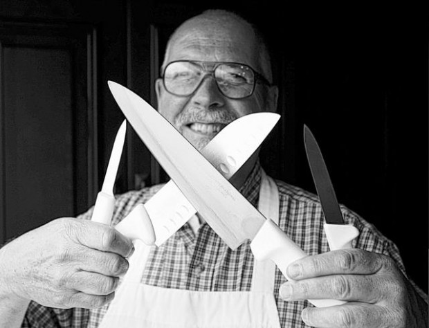 Sharpen knife and cooking skills  
