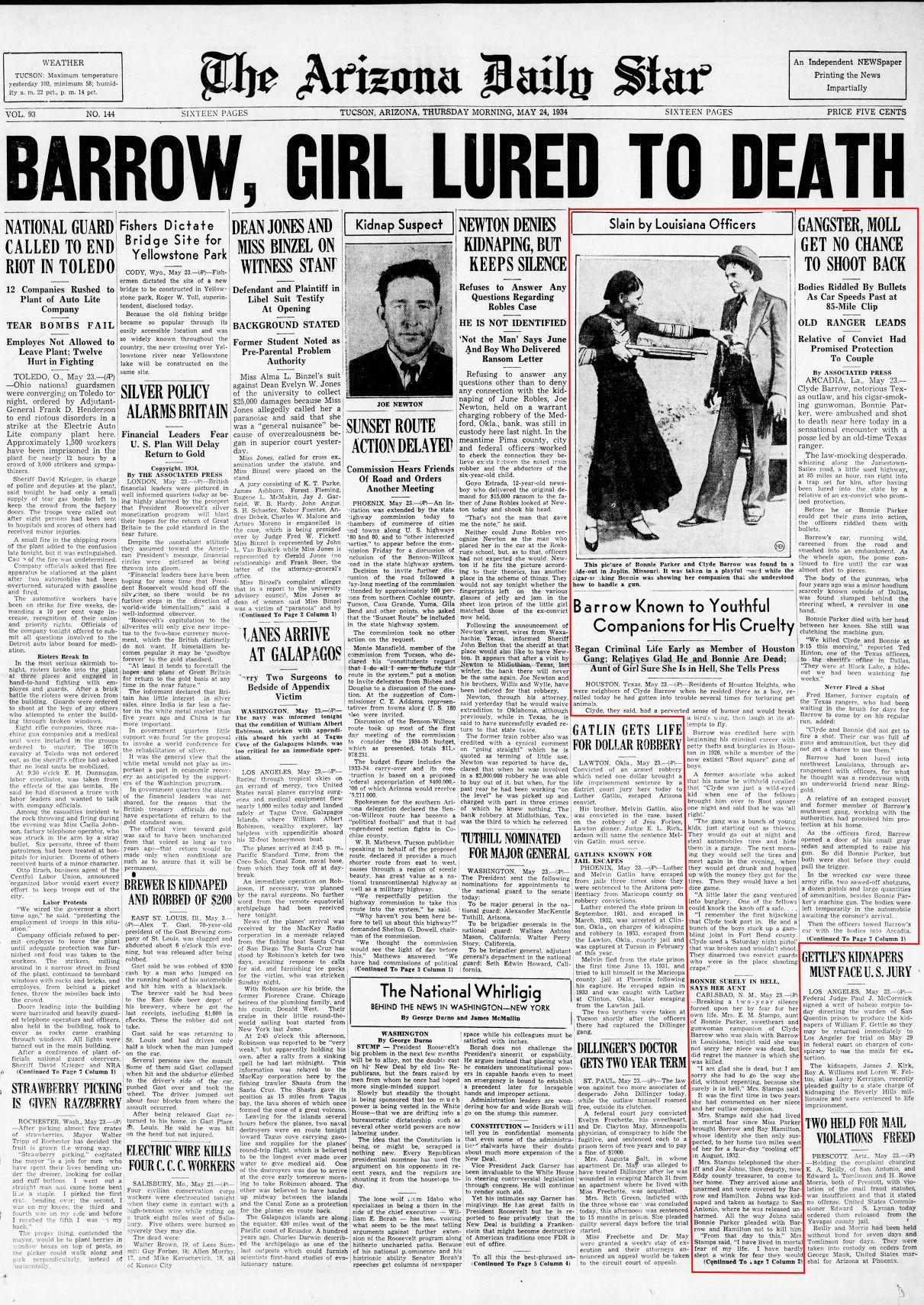 Bonnie And Clyde Death Scene Photos - 8378mej