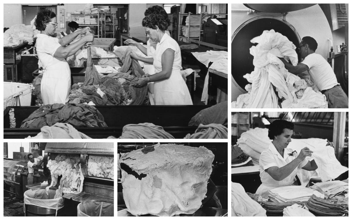 Hospital laundry never ends