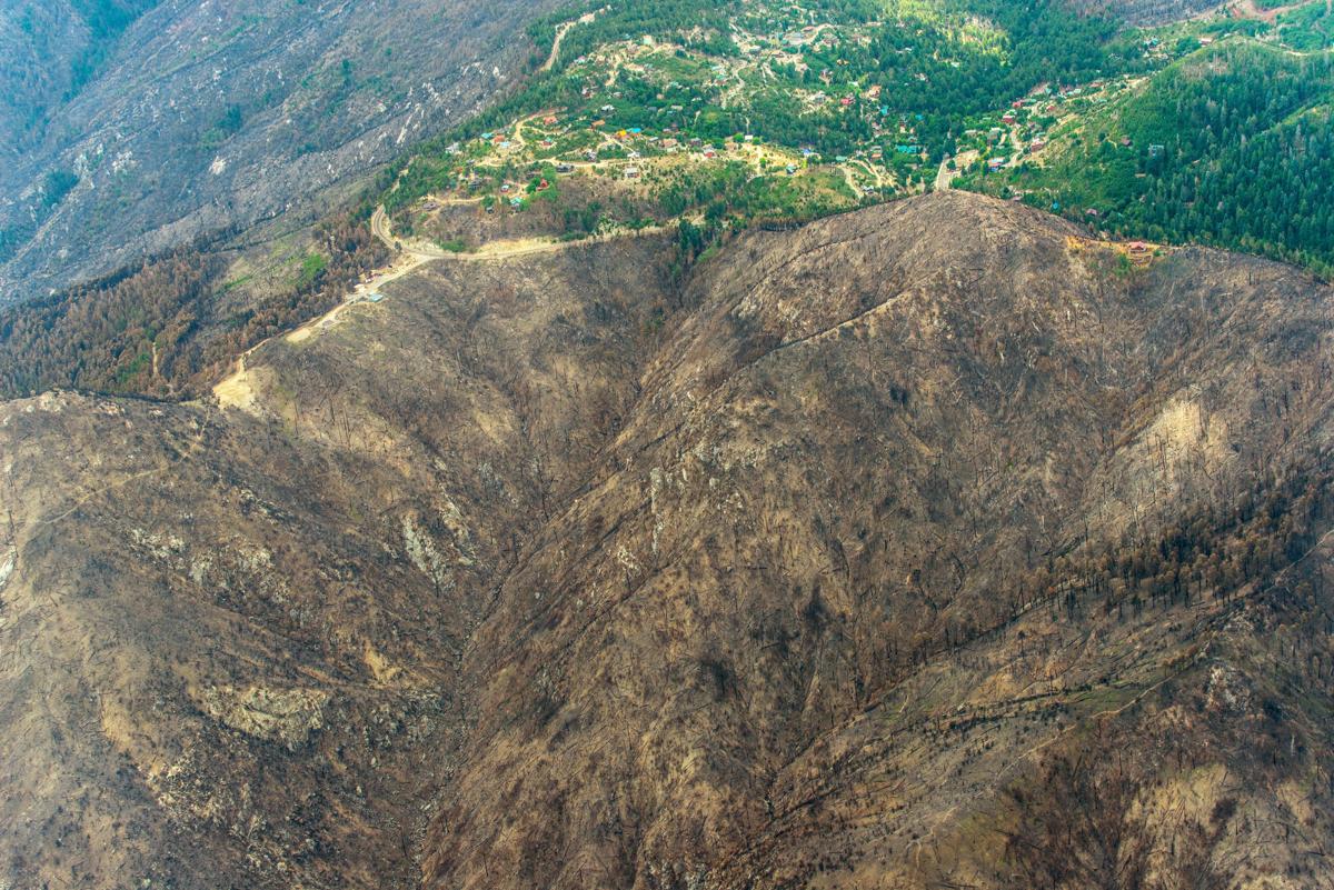 San Jerónimo dam photographs. a South view of the dam. b View of