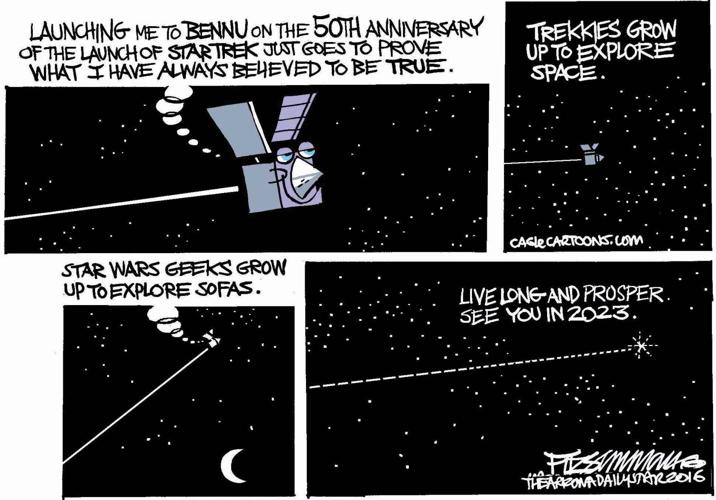 Daily Fitz Cartoon: OSIRIS-REx