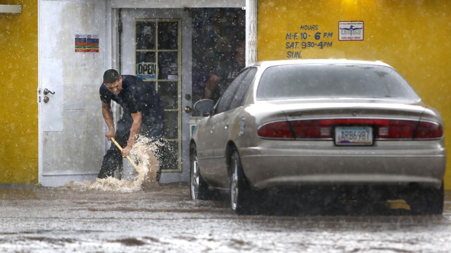 Monsoon storm in Tucson
