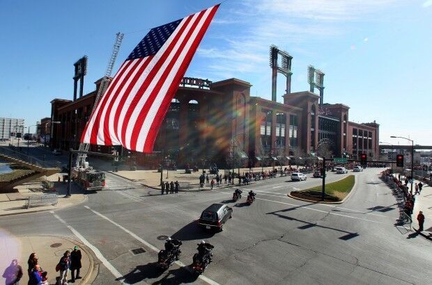 Stan Musial funeral at Busch Stadium