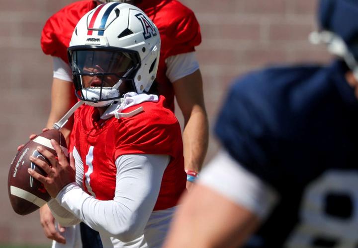 Spring football practice continues