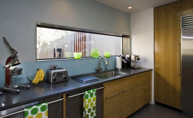 Open spaces lend a modern look    