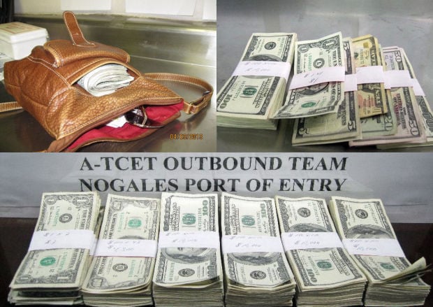 Border officers seize bundles of cash from 2 women
