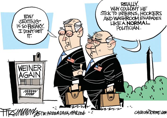 Daily Fitz Cartoon: Weiner