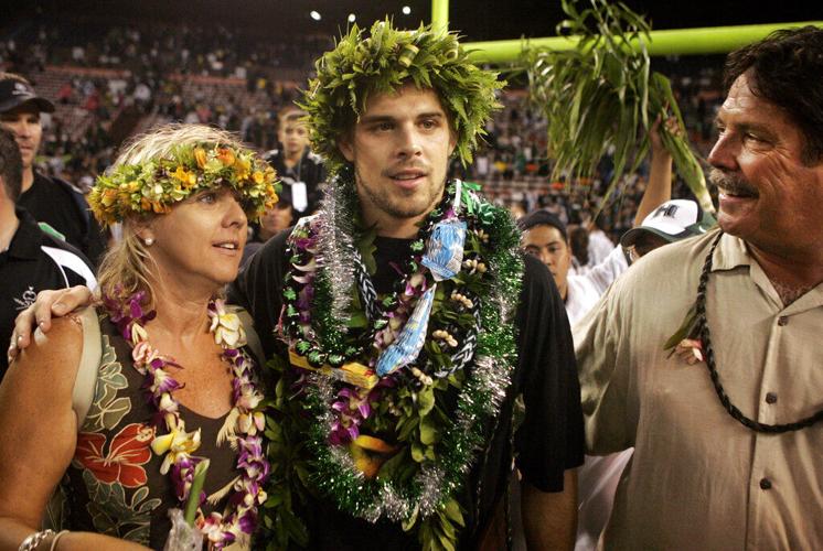 Colt Brennan, Terry Brennan, Betsy Brennan
