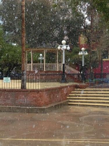 Snowfall around Tucson