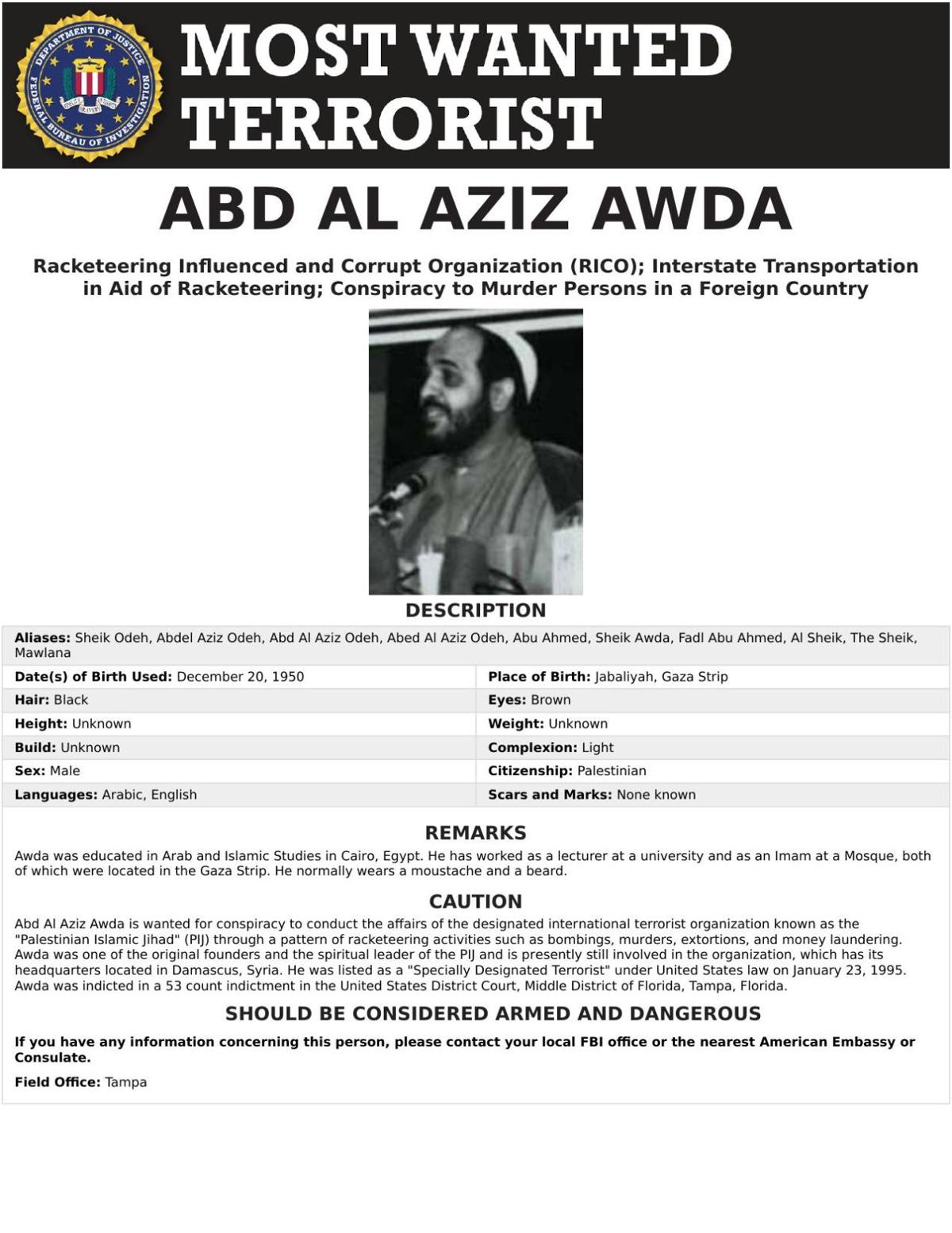 ABD AL AZIZ AWDA