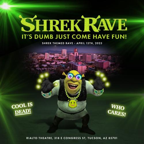 Shrek Rave Poster 2023