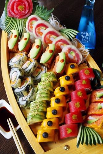 Fresh sushi is Garden's best catch   