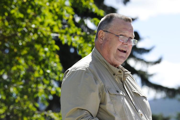 Sen. Jon Tester speaks at a press conference