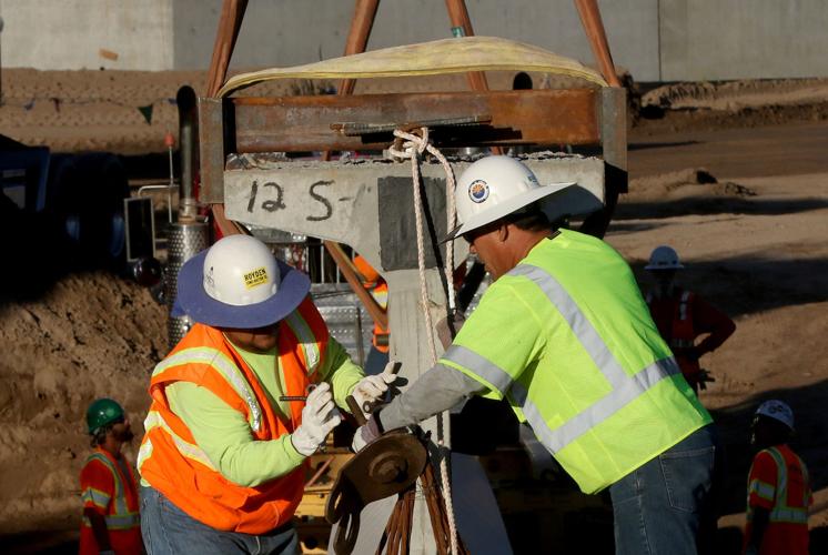 Sunset bridge construction