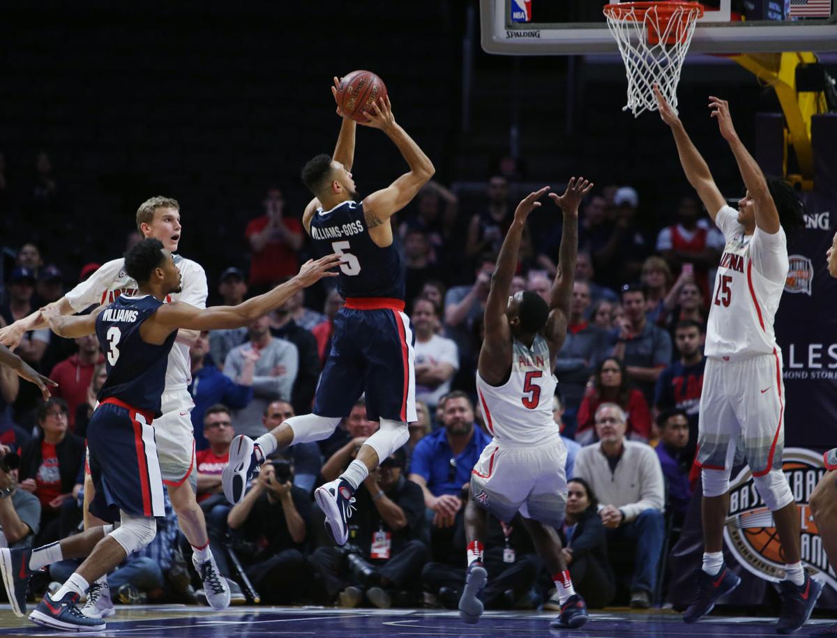 No. 8 Gonzaga Bulldogs vs. No. 16 Arizona Wildcats college basketball