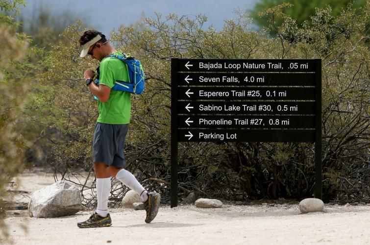 Hiking in Sabino Canyon