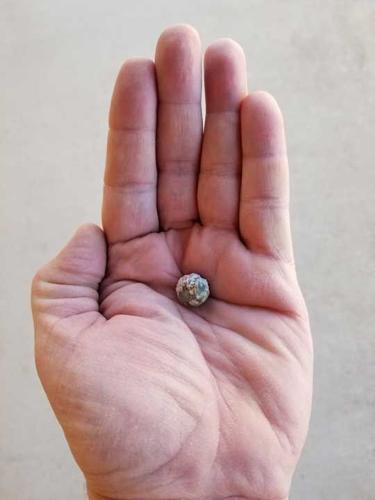 Musket ball from the Tucson Presidio.