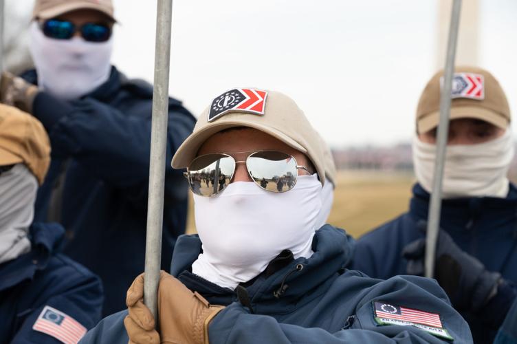 White Supremacist Group Patriot Front Rallies Outside Of Washington DC 2026 March For Life