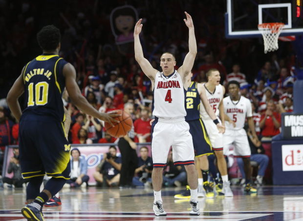 No. 3 Arizona vs. Michigan men's college basketball
