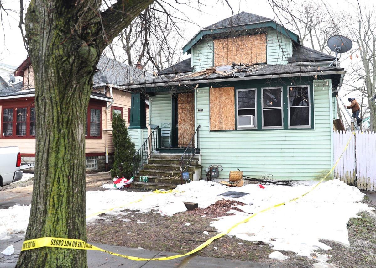Scene of Fatal House Fire