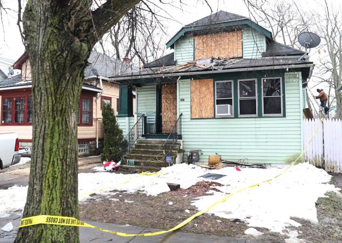Scene of Fatal House Fire