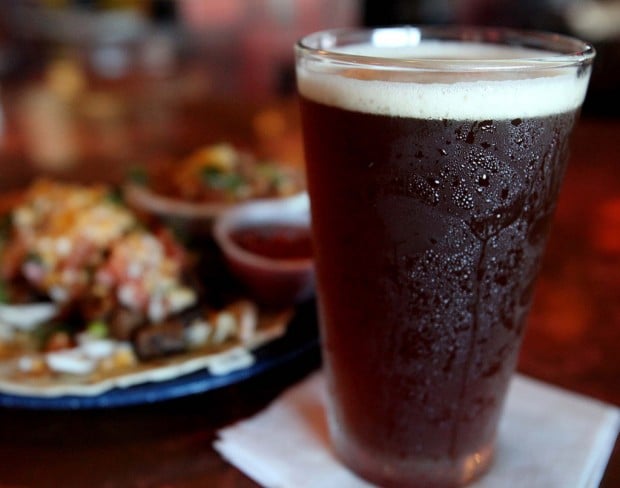 Food, vibe fine - beer comes first    